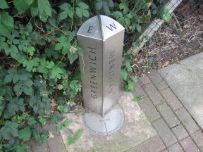 Greenwich Meridian Marker; England; LB Bromley; Shortlands (BR2)